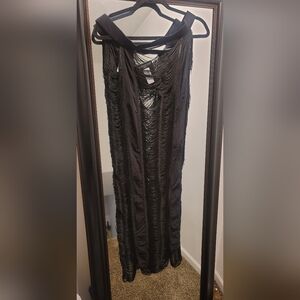 PrettyLittleThing Black Swim Sarong